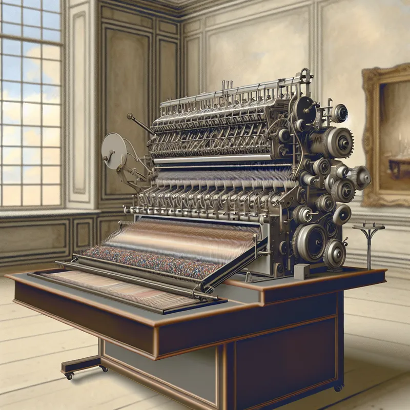 Een geavanceerde automatische machine die items efficiënt sorteert in een serene omgeving.