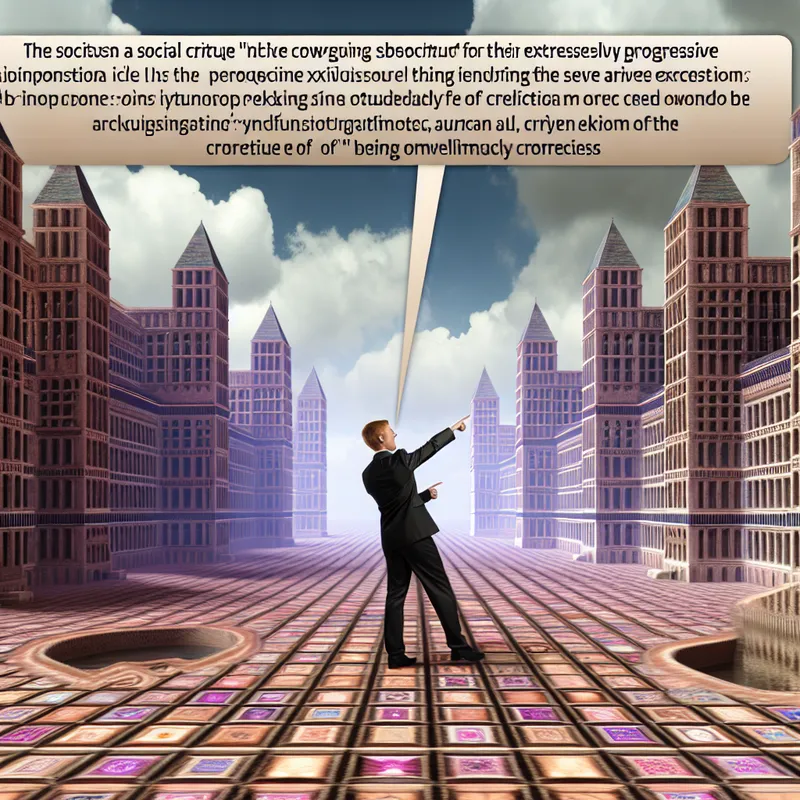 Persoon wordt bespot voor 'te woke' zijn in een Carel Willink-achtige scène