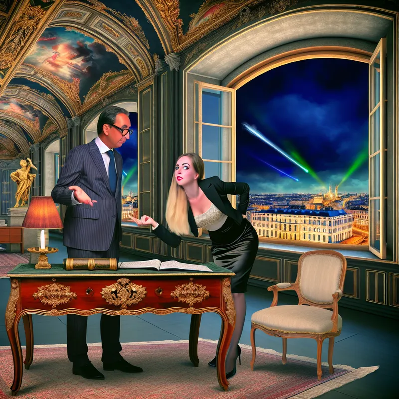 Een consultant in een elegant kantoor bespreekt financiële documenten met een bedrijfsleider.